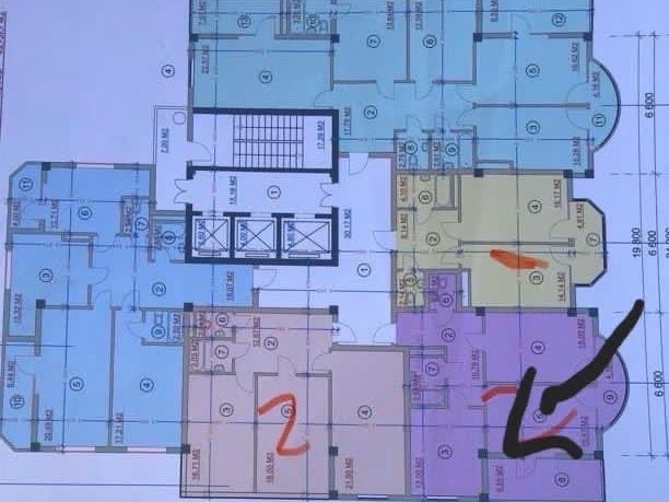3-комн. квартира, 2-этаж, 120м². Славянсктий